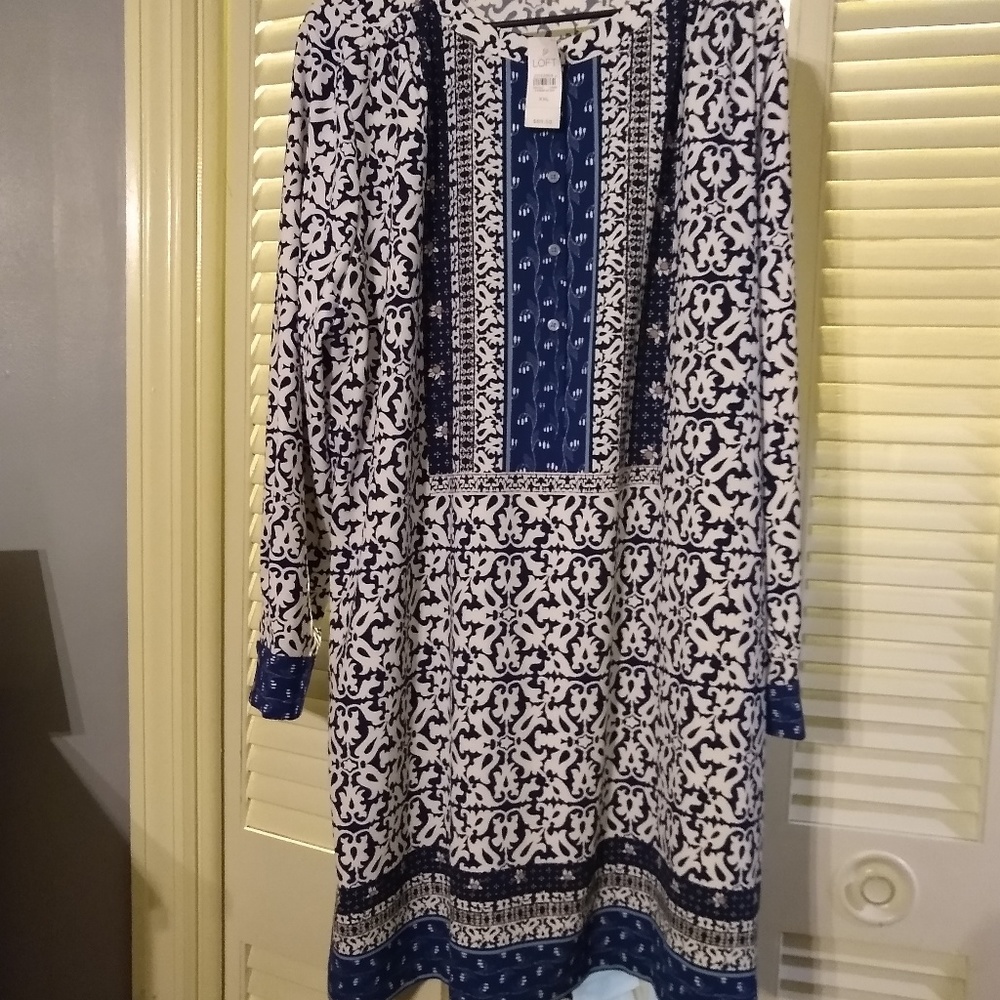 Beautiful loft dress   xxl nwt